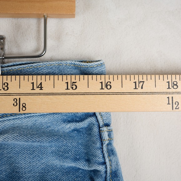 Levis 94 Baggy Wide Leg Jeans Light Wash Blue Paneled Denim A7462-0001 W29 L31 - Picture 3 of 13